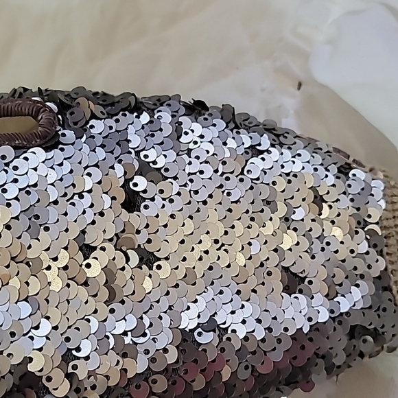 Sam Edelman Women's Espardrilles Slip On  Silver Sequin Size  8.5 - Picture 6 of 6